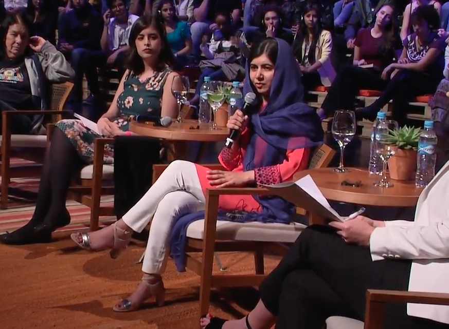 No Brasil, Malala fala sobre a importância da diversidade no ensino