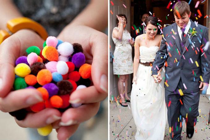 Substitutos para a chuva de arroz