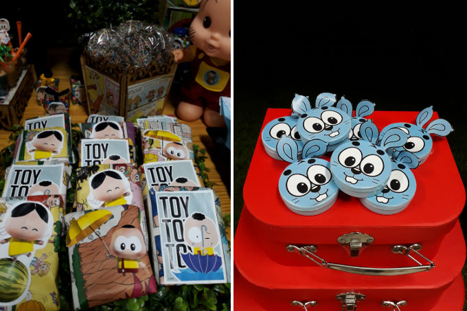 Festa infantil com temas retr&ocirc;