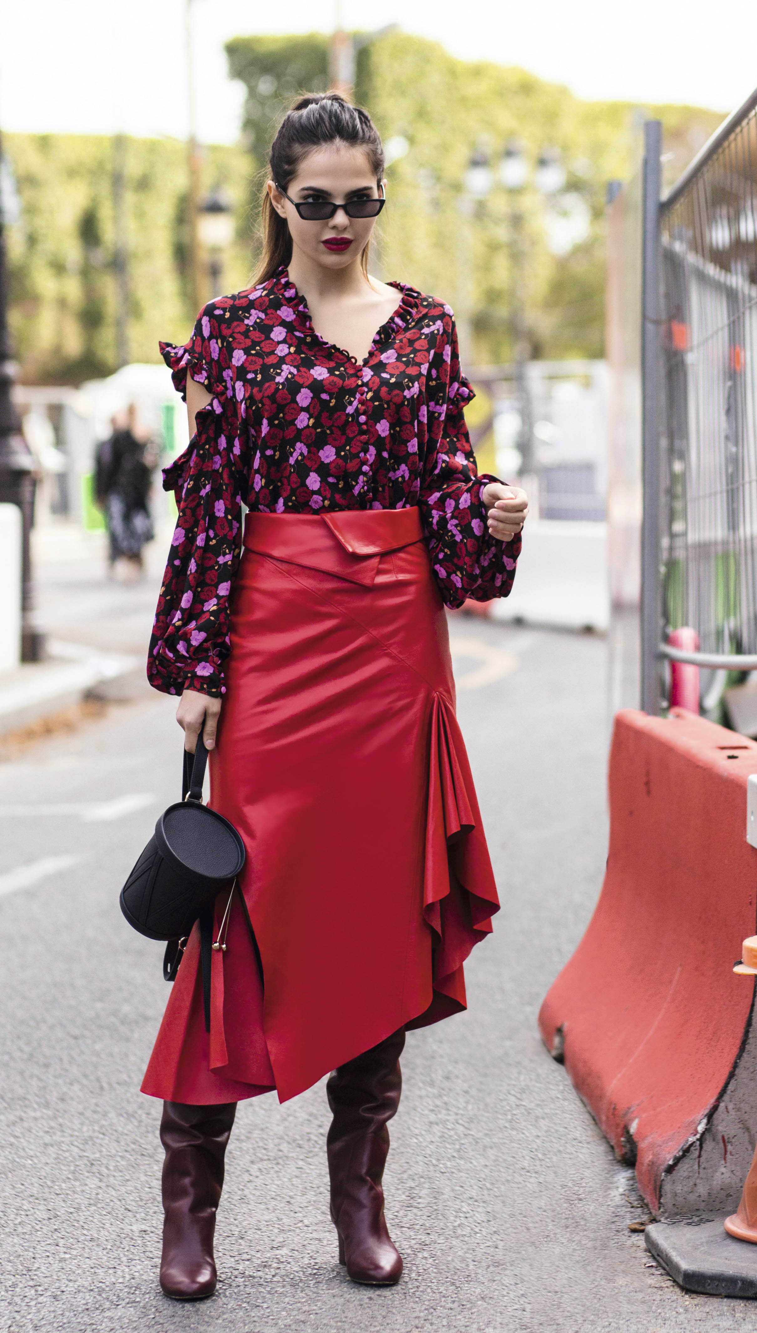 saia de babados &ndash; Moda de Rua