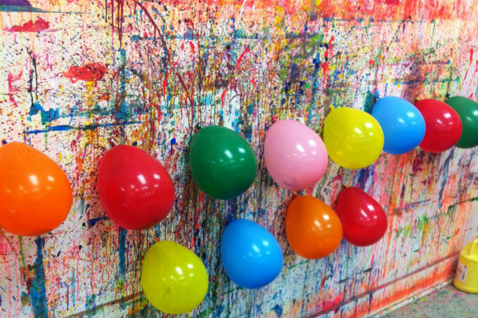 Festa infantil com tema cores