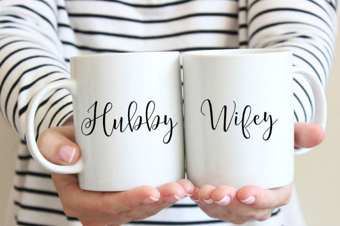 Mesa de caf&eacute; em casamento