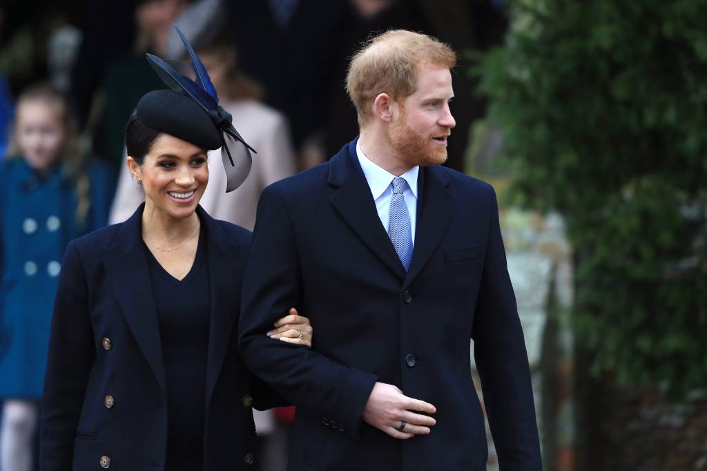 The Royal Family Attend Church On Christmas Day