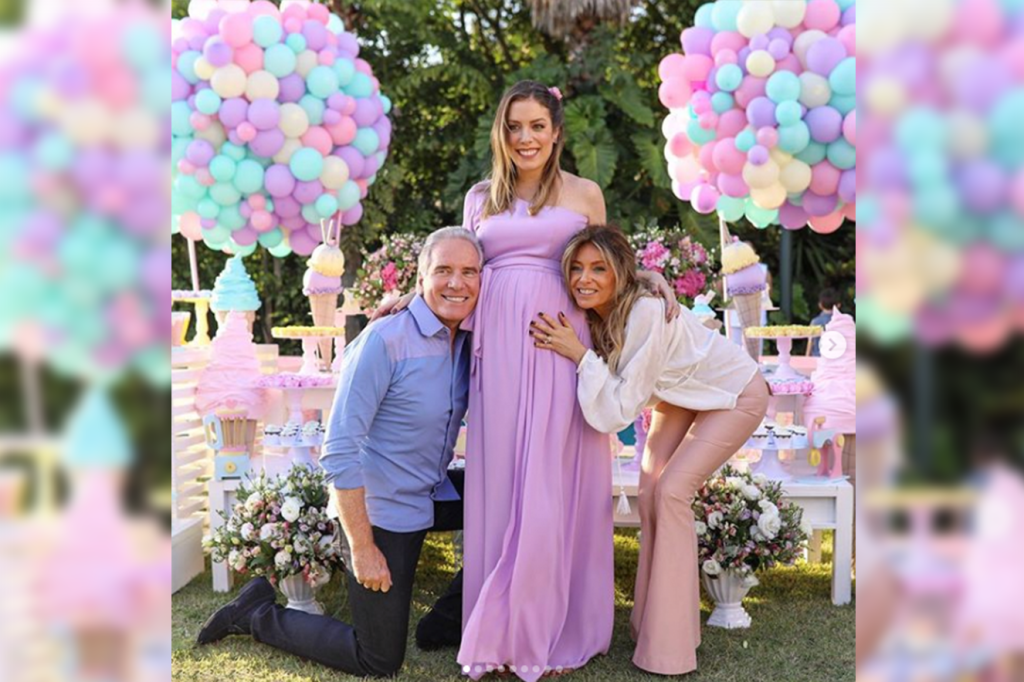 Os detalhes do luxuoso chá de bebê da filha de Roberto Justus