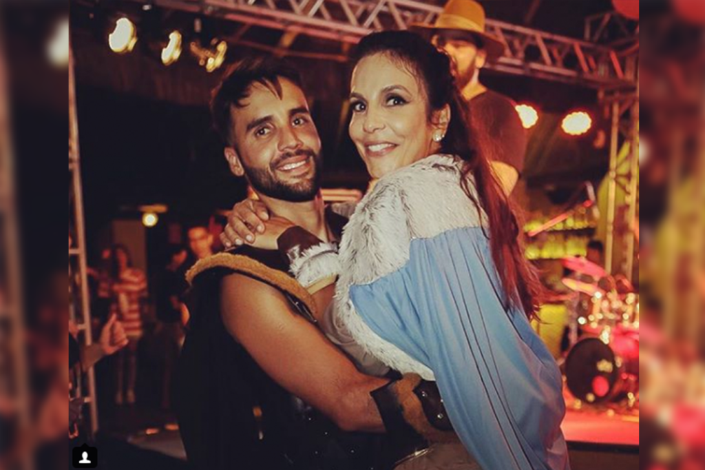 Rara aparição: marido de Ivete Sangalo aparece com os filhos do casal