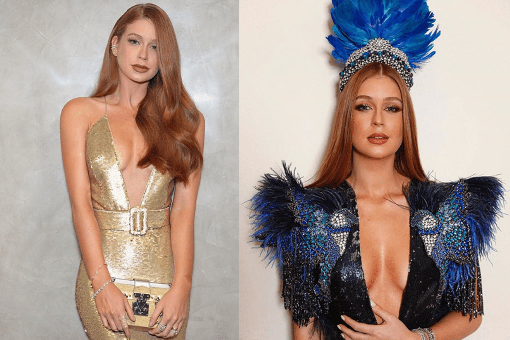 O truque usado por Marina Ruy Barbosa para decote não escapar