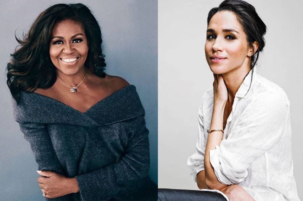 Meghan Markle e Michelle Obama aparentemente agora são amigas