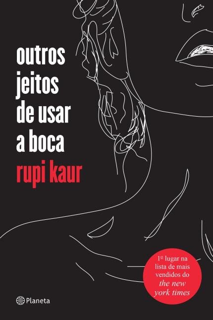 <strong><a href="https://www.saraiva.com.br/outros-jeitos-de-usar-a-boca-9417597.html?utm_source=rakuten&utm_medium=afiliados&pac_id=137879&utm_content=2116208&cdz=74679X1524629Xc20a2f39f8ee33e9115d8ce858511856ranMID=42034&ranEAID=2116208&ranSiteID=TnL5HPStwNw-4jMUahKSS8RuZYQRfTNYjA">Outros jeitos de usar a boca</a></strong>, Rupi Kaur, Editora Planeta, R$ 35,90 | Sinopse: Outros jeitos de usar a boca &eacute; um livro de poemas sobre a sobreviv&ecirc;ncia. Sobre a experi&ecirc;ncia de viol&ecirc;ncia, o abuso, o amor, a perda e a feminilidade. O volume &eacute; dividido em quatro partes, e cada uma delas serve a um prop&oacute;sito diferente. Lida com um tipo diferente de dor. Cura uma m&aacute;goa diferente. Outros jeitos de usar a boca transporta o leitor por uma jornada pelos momentos mais amargos da vida e encontra uma maneira de tirar delicadeza deles. Publicado inicialmente de forma independente por Rupi Kaur, poeta, artista pl&aacute;stica e performer canadense nascida na &Iacute;ndia e que tamb&eacute;m assina as ilustra&ccedil;&otilde;es presentes neste volume , o livro se tornou o maior fen&ocirc;meno do g&ecirc;nero nos &uacute;ltimos anos nos Estados Unidos, com mais de 1 milh&atilde;o de exemplares vendidos.