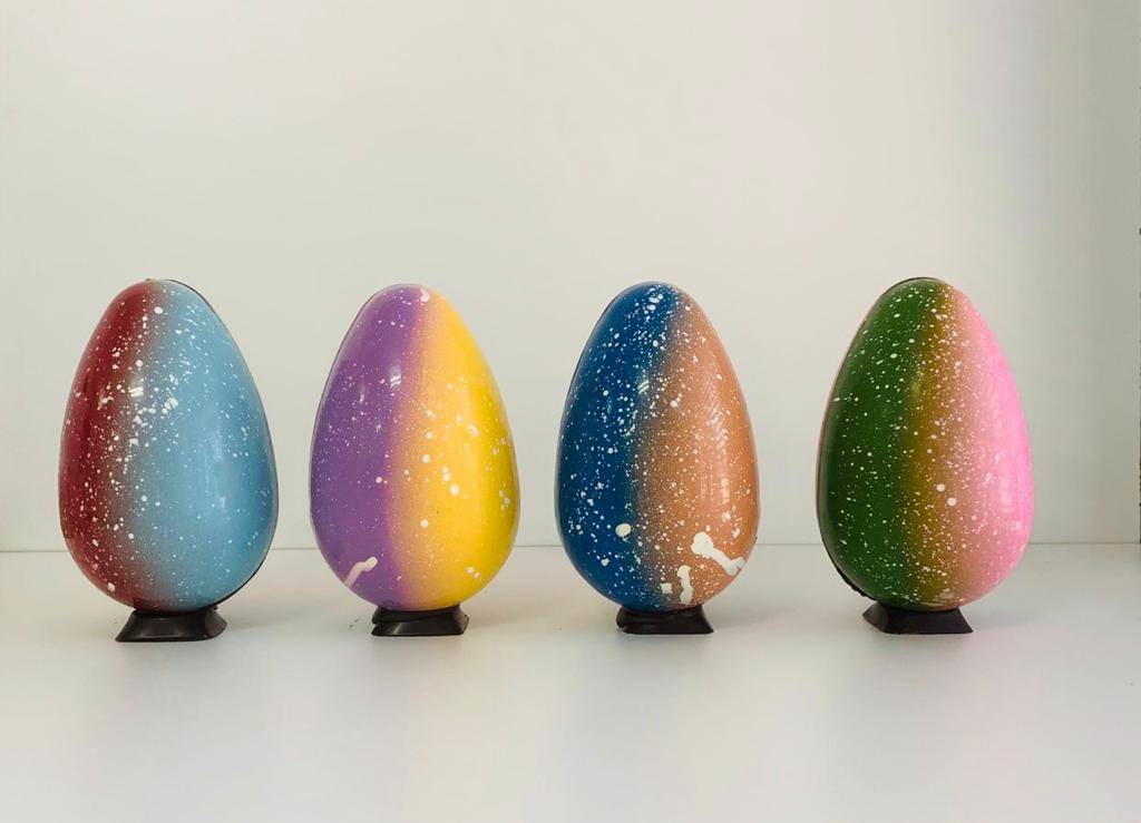 Chroma Chocolates - Ovo de Chocolate Belga ao Leite com Pipoca (520g). Pre&ccedil;o: R$ 205,00.