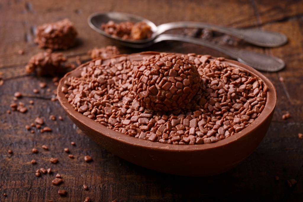 Ovo de Páscoa de Brigadeiro