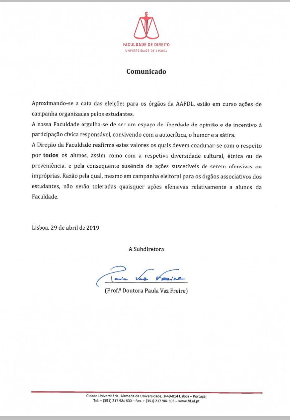 Comunicado