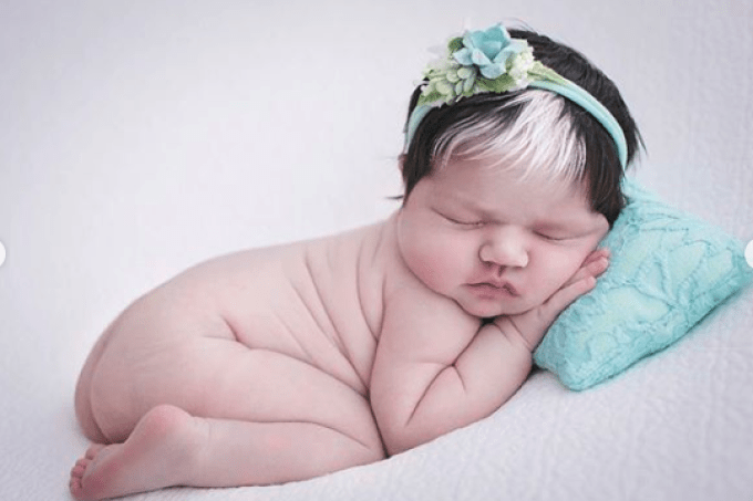 Mayah, a bebê da mechinha branca, está ainda mais fofa e vai virar livro