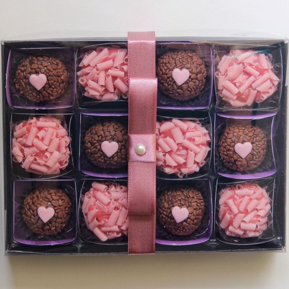 Bombons para o dia dos namorados