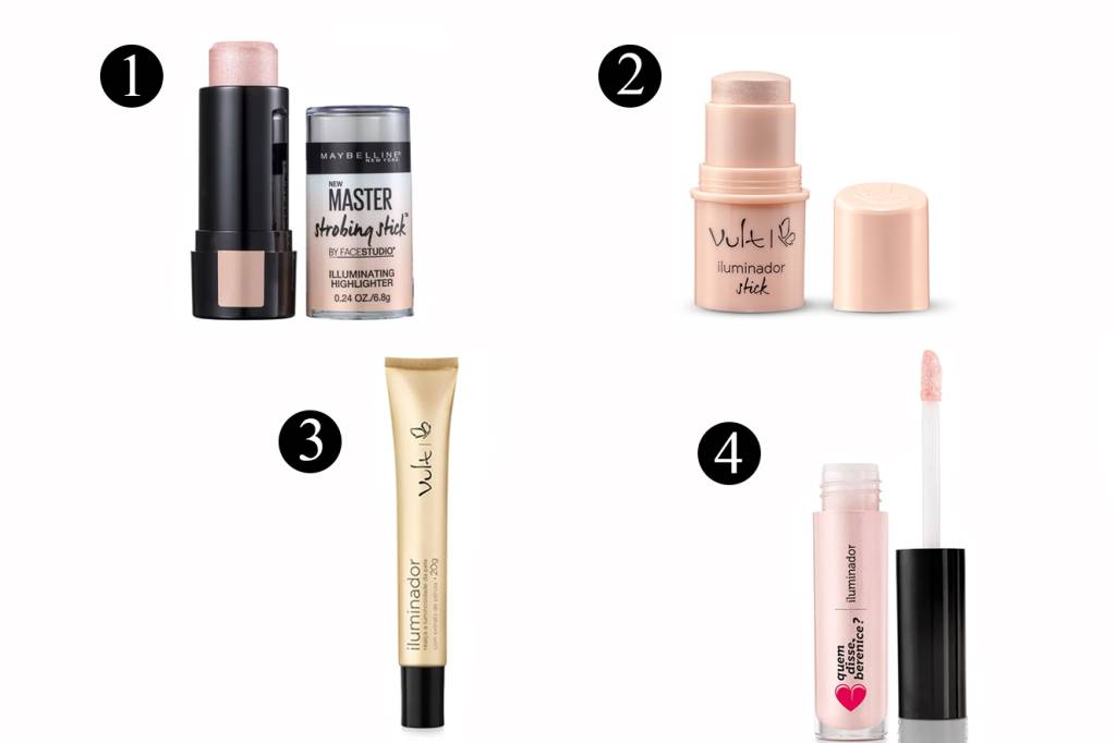 Seleção de iluminadores cremosos