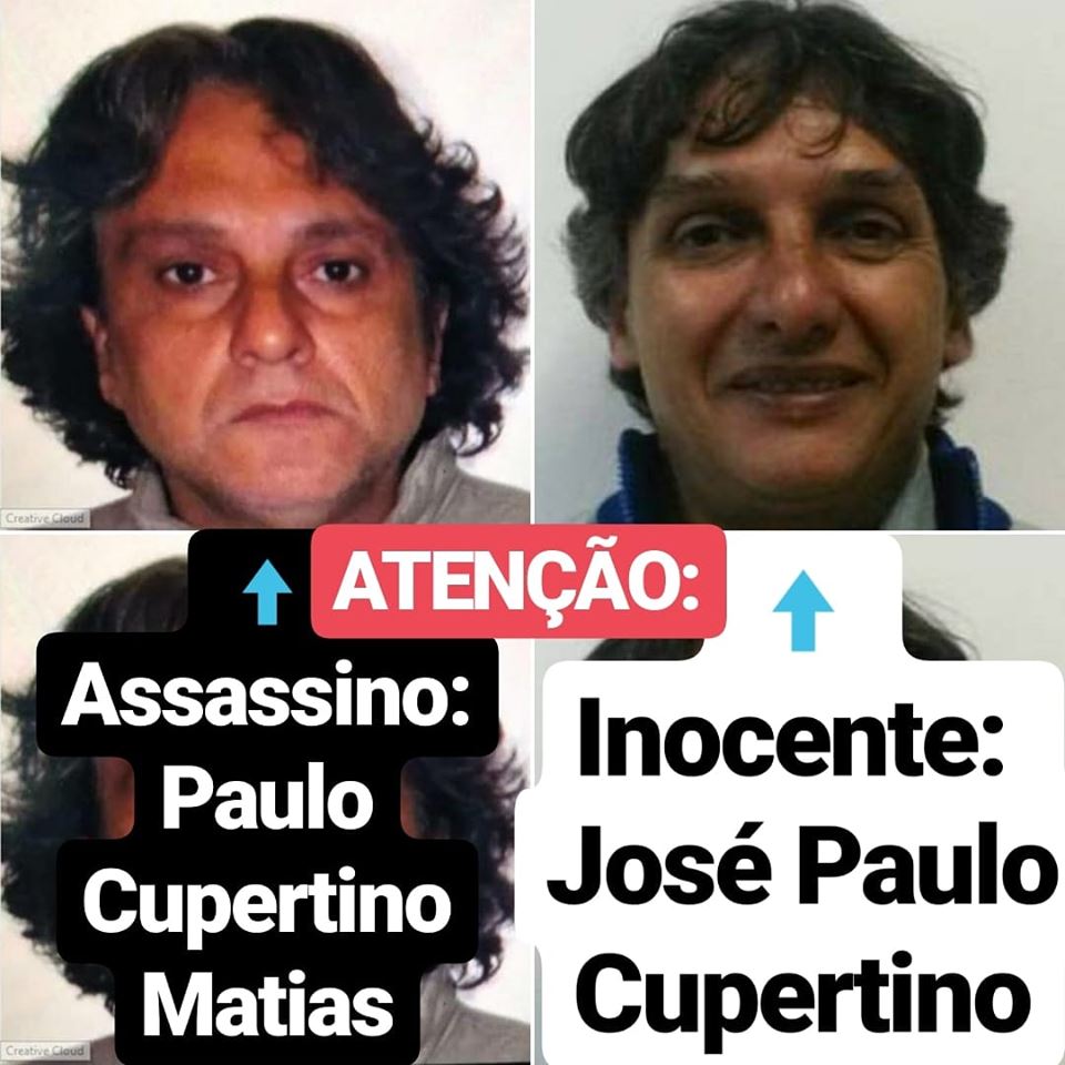 Funcion&aacute;rio p&uacute;blico &eacute; confundido com assassino de Rafael Miguel