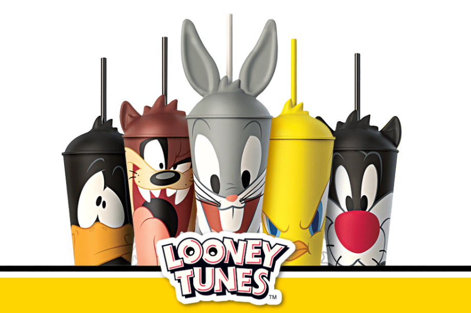 looney tunes Copos Looney Tunes no Giraffas