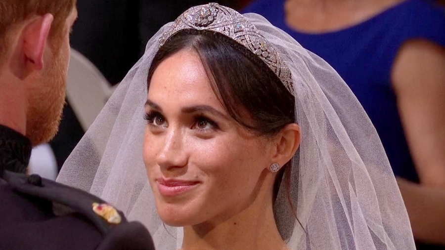 Melhor amiga de Meghan se inspirou em vestido de casamento real