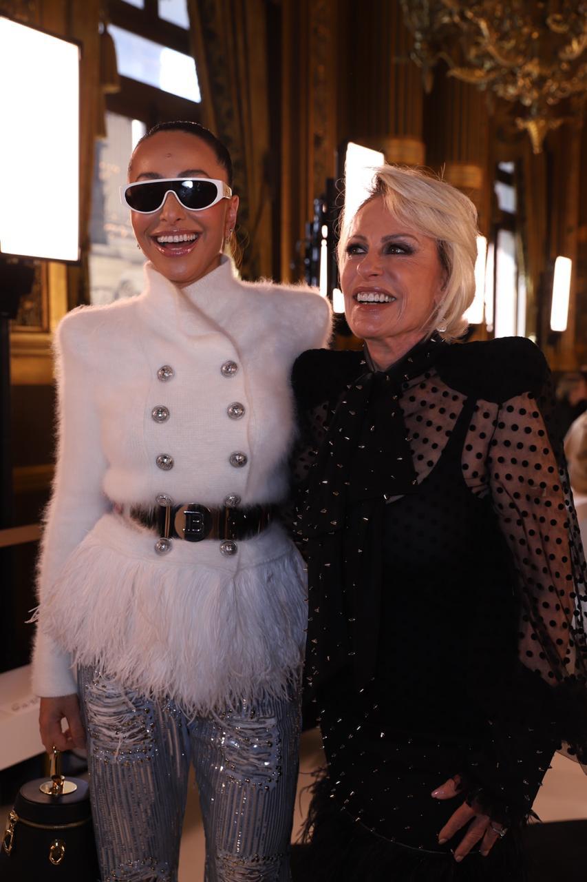 Sabrina Sato e Ana Maria Braga na Semana de Moda de Paris