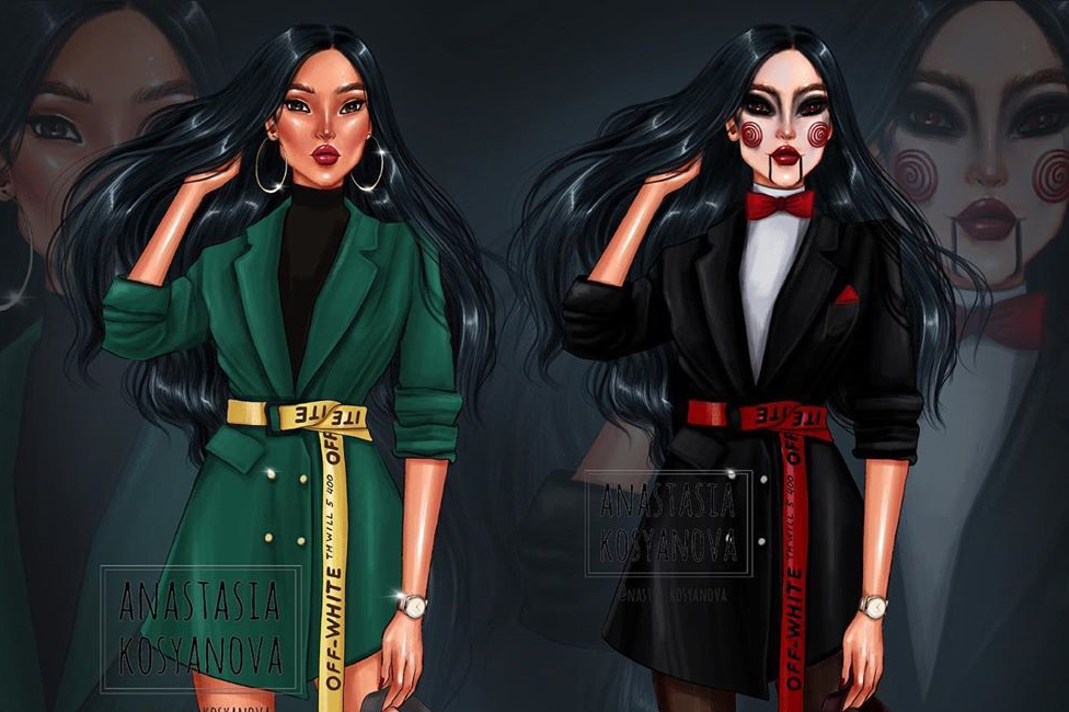 Artista recria personagens da Disney em versão de terror para o Halloween