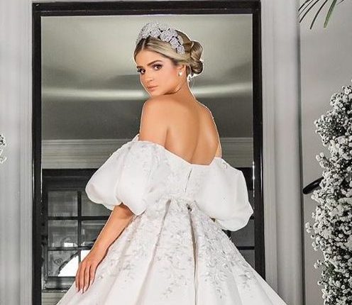 O detalhe secreto do vestido de noiva de Thássia Naves