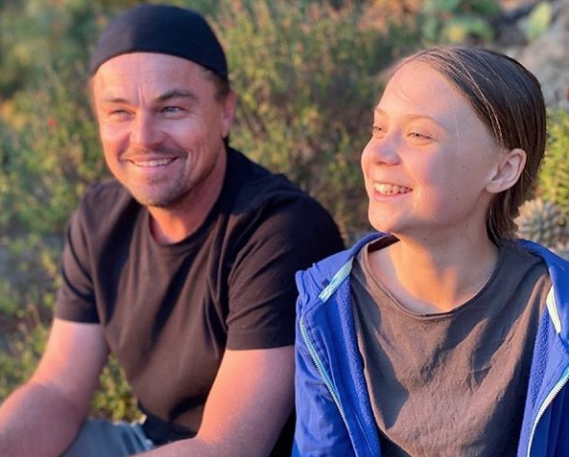 Greta Thunberg Leonardo Dicaprio