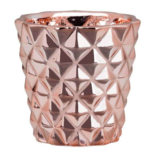 Vaso cachepot em cerâmica com 7,5 cm de altura. <a href="https://www.submarino.com.br/produto/78780884/cachepot-lana-ceramica-rose-gold?pfm_carac=rose%20gold&pfm_index=2&pfm_page=search&pfm_pos=grid&pfm_type=search_page%20" target="_blank" rel="noopener">Submarino</a>, R$ 12,99