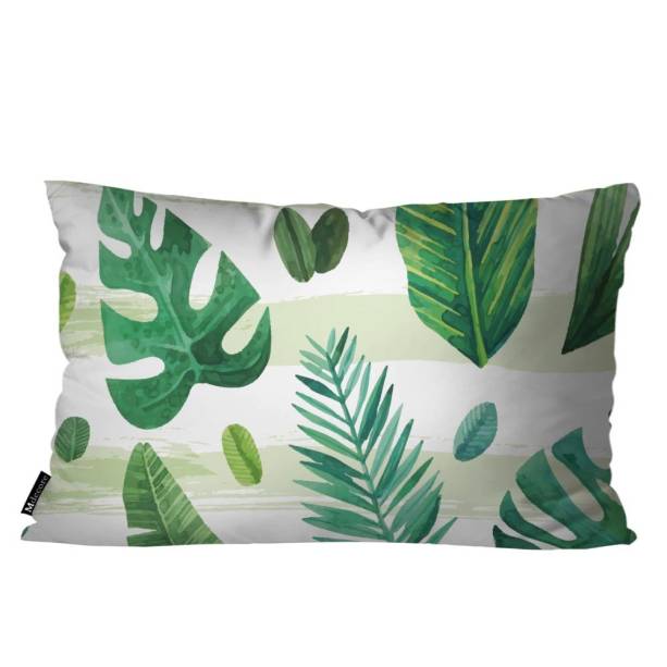 Almofada Floral Verde, de poli&eacute;ster, 50 x 30 cm. <a href="https://www.mdecore.com.br/almofada-floral-verde-al-dec4040-3" target="_blank" rel="noopener">Mdecore</a>, R$ 24,24