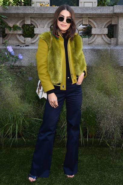 no desfile da <strong>Tory Burch</strong>.