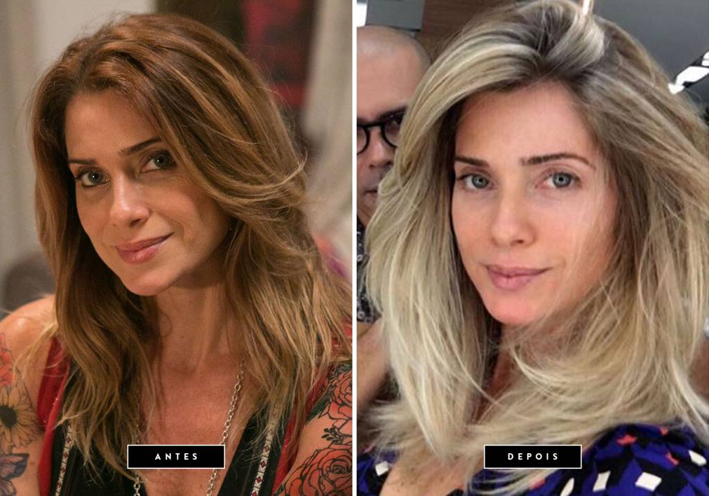 <b>Mar&ccedil;o de 2017 // Let&iacute;cia Spiller</b> &ndash; depois de viver Lenita em Sol Nascente, a atriz apareceu com os fios loir&iacute;ssimos para a s&eacute;rie Os Dias Eram Assim. A mudan&ccedil;a foi feita pelo hairstylist Anderson Couto.