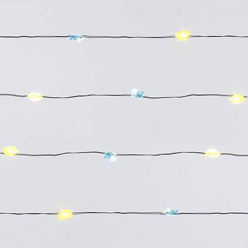 Fio de luzes Passarinho, de 2 m, com 20 l&acirc;mpadas azuis e amarelas, funciona com pilhas AAA. <a href="https://www.americanas.com.br/produto/114313582/pisca-luz-brilhante-20-lampadas-passarinhos-christmas-traditions" target="_blank" rel="noopener">Americanas.com</a>, R$ 28,99