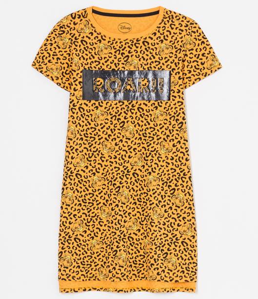 Camisola manga curta animal print, R$ 79,90 - Renner