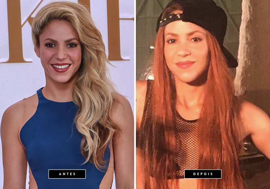 <strong>Julho de 2017 // Shakira</strong>&nbsp;-&nbsp;'Ruivas se divertem mais', escreveu a cantora colombiana na legenda da foto, clicada nos bastidores das grava&ccedil;&otilde;es do clipe 'Perro Fiel'. Ainda n&atilde;o se sabe se Shakira, de fato, tingiu os fios de vermelho ou s&oacute; apostou em uma peruca para o v&iacute;deo, mas uma coisa &eacute; certa: a diva ficou bem diferente! Esta &eacute; a segunda vez que Shakira usa os fios ruivos; a primeira foi no come&ccedil;o dos anos 2000.