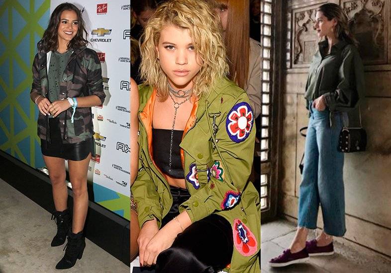 Militar: looks das famosas com estampa camuflada, parka e mais