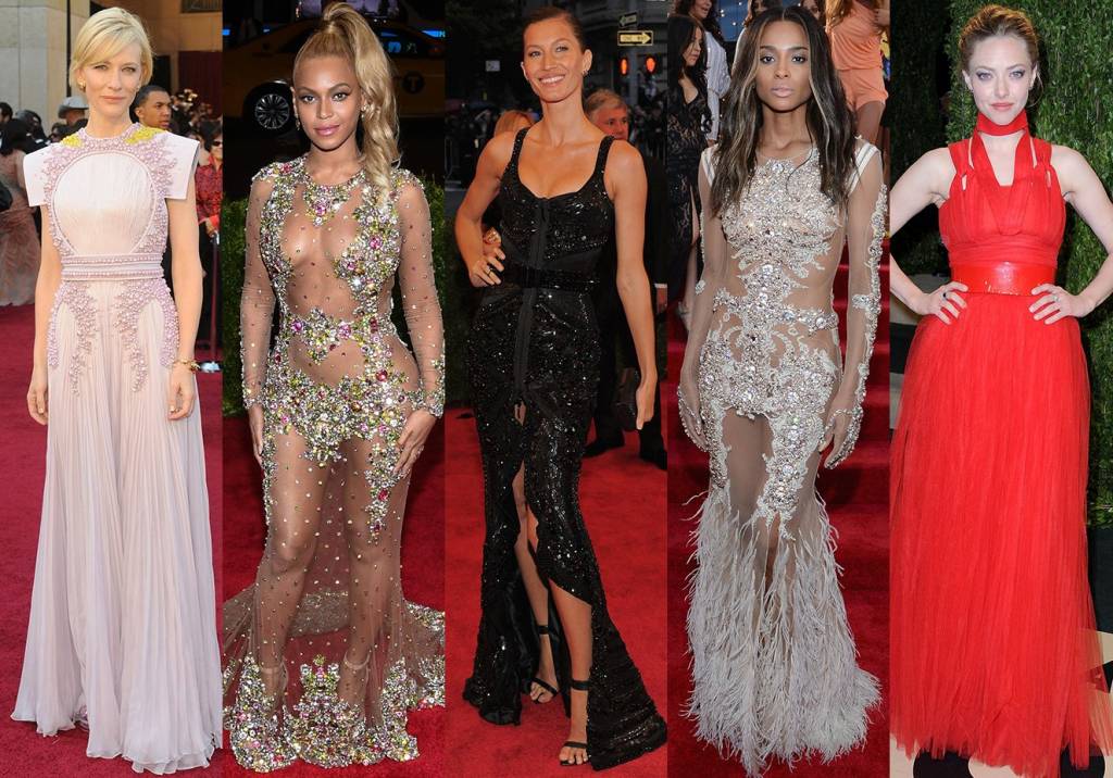 Os melhores vestidos de Riccardo Tisci no tapete vermelho