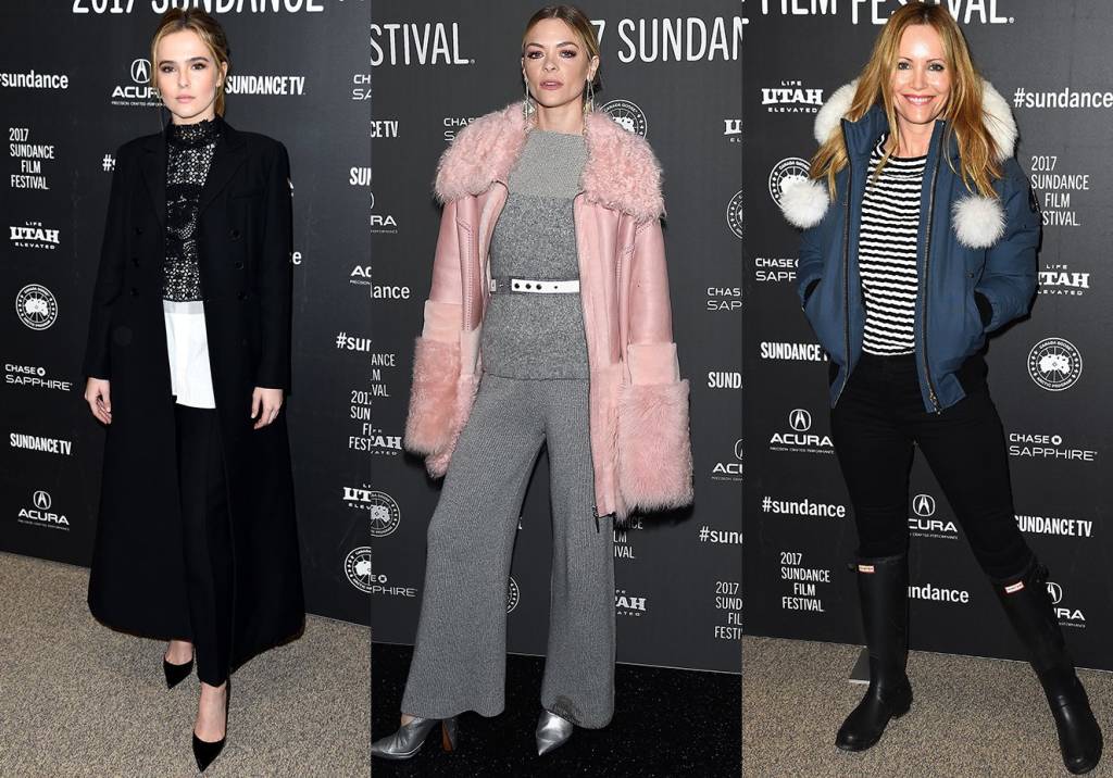 Inverno 2017: os casacos das famosas no Festival de Sundance