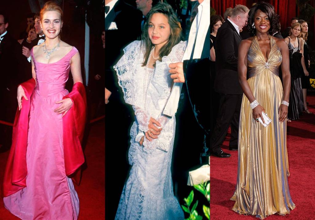 A primeira vez das atrizes no tapete vermelho do Oscar