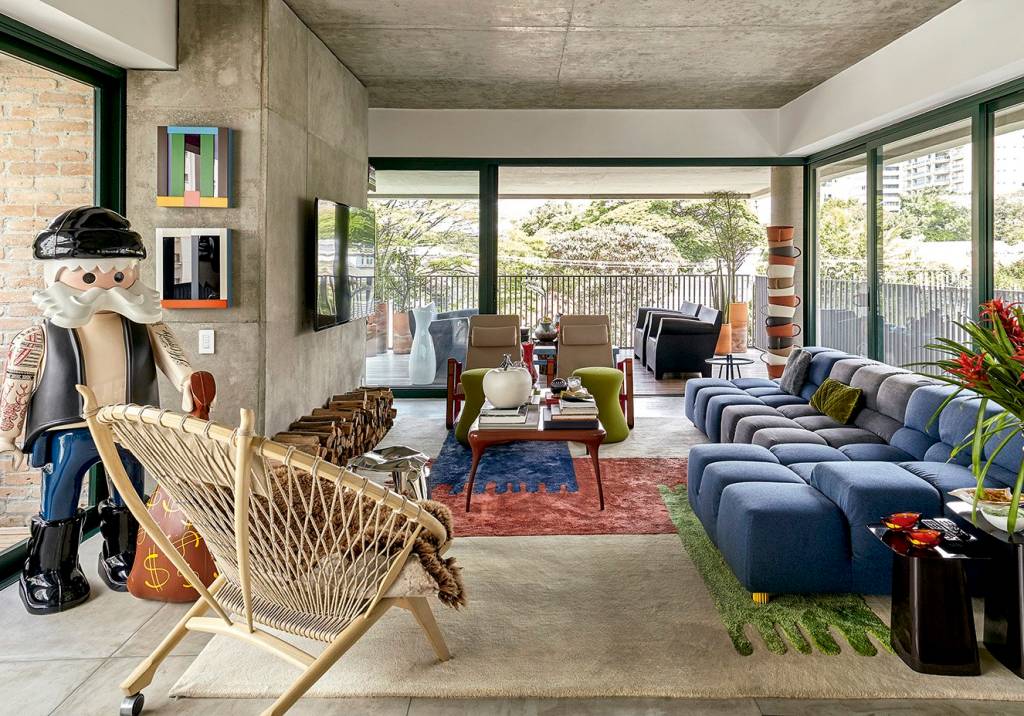 A casa de Francesca Monfrinatti une design e garimpos originais
