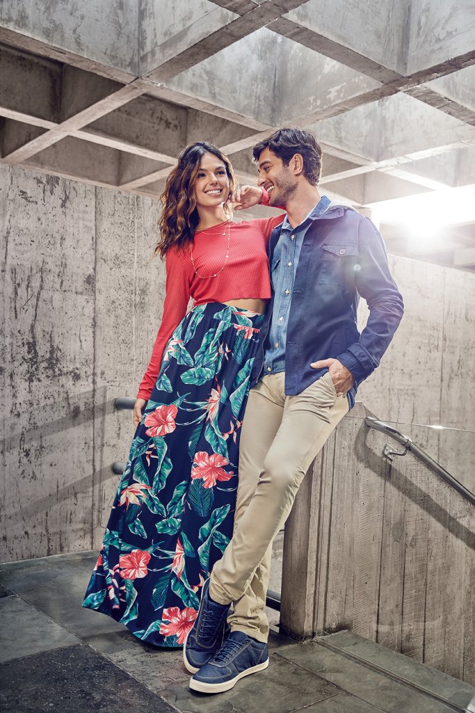 Isis Valverde e Andr&eacute; Resende campanha Malwee