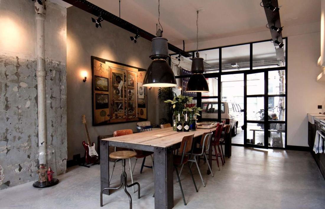 Piso de cimento queimado