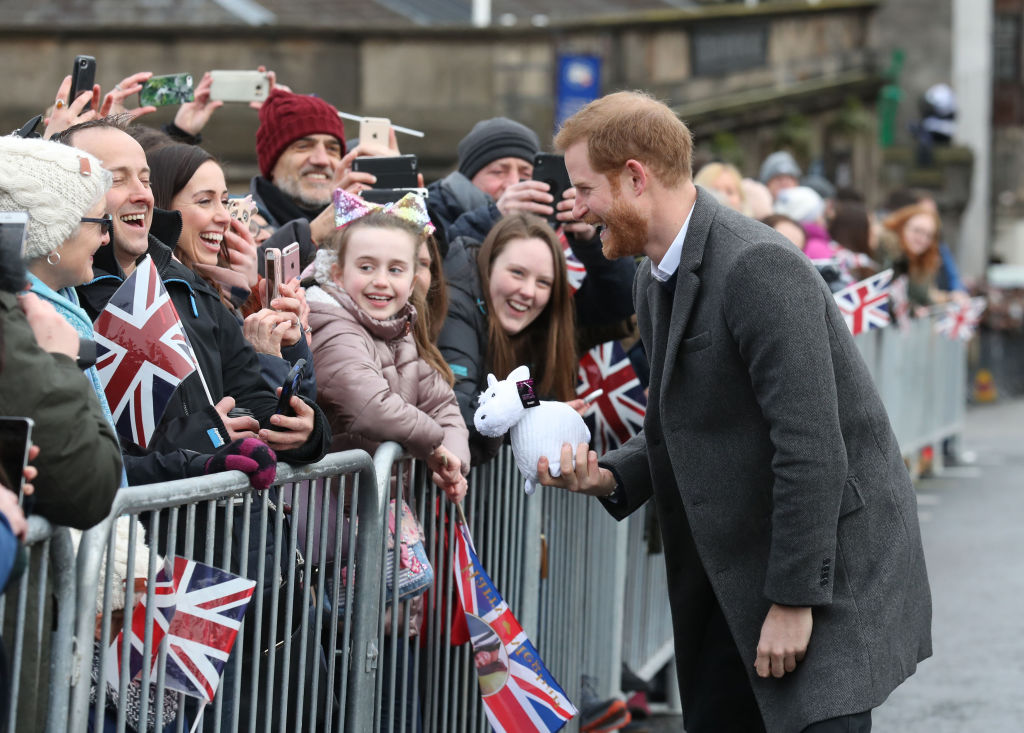 Prince Harry And Meghan Markle Visit Edinburgh