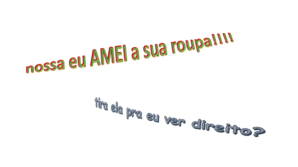 Memes em WordArt para mandar para o crush