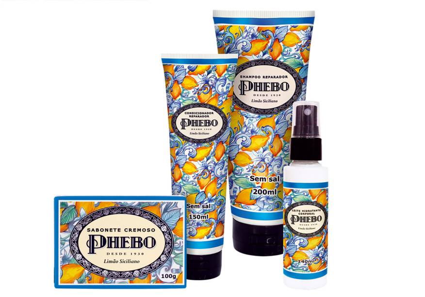 Kit Lim&atilde;o Siciliano, <strong>Phebo</strong>, R$ 68
