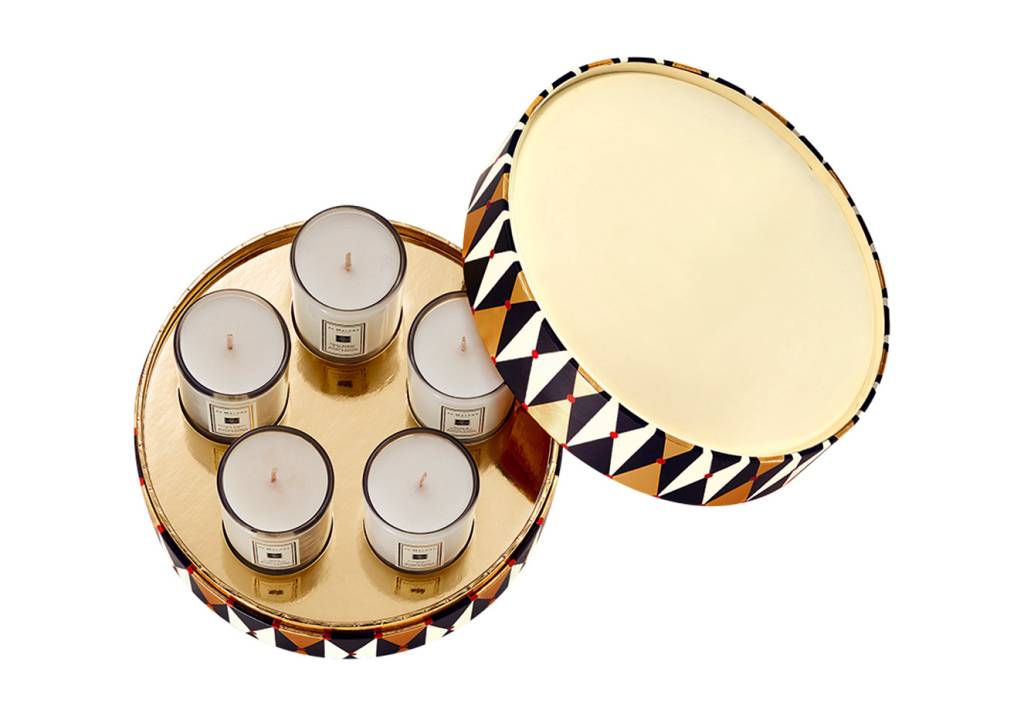 Kit com cinco velas, <strong>Jo Malone</strong>, R$ 500