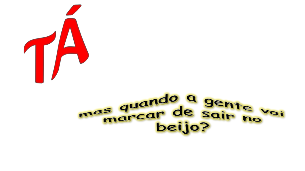 Memes em WordArt para mandar para o crush