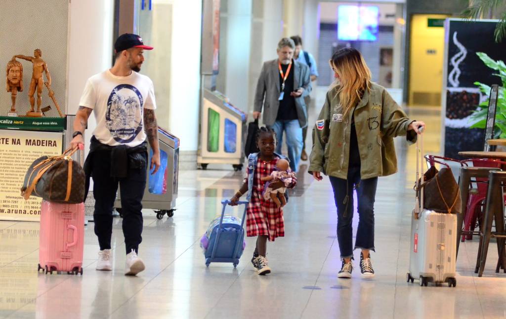 Bruno Gagliasso, Titi Gagliasso e Giovanna Ewbank