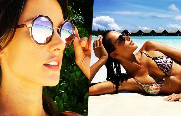 Modelo de &oacute;culos preferido de Alessandra Ambr&oacute;sio