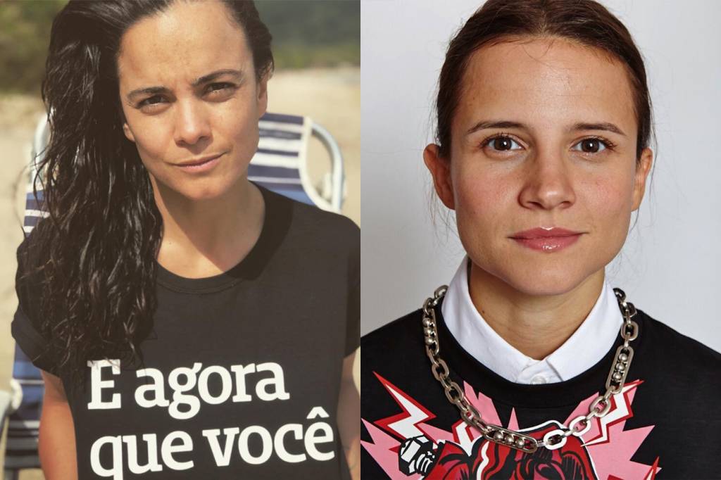 Alice Braga vive namoro à distância com a atriz Bianca Comparato