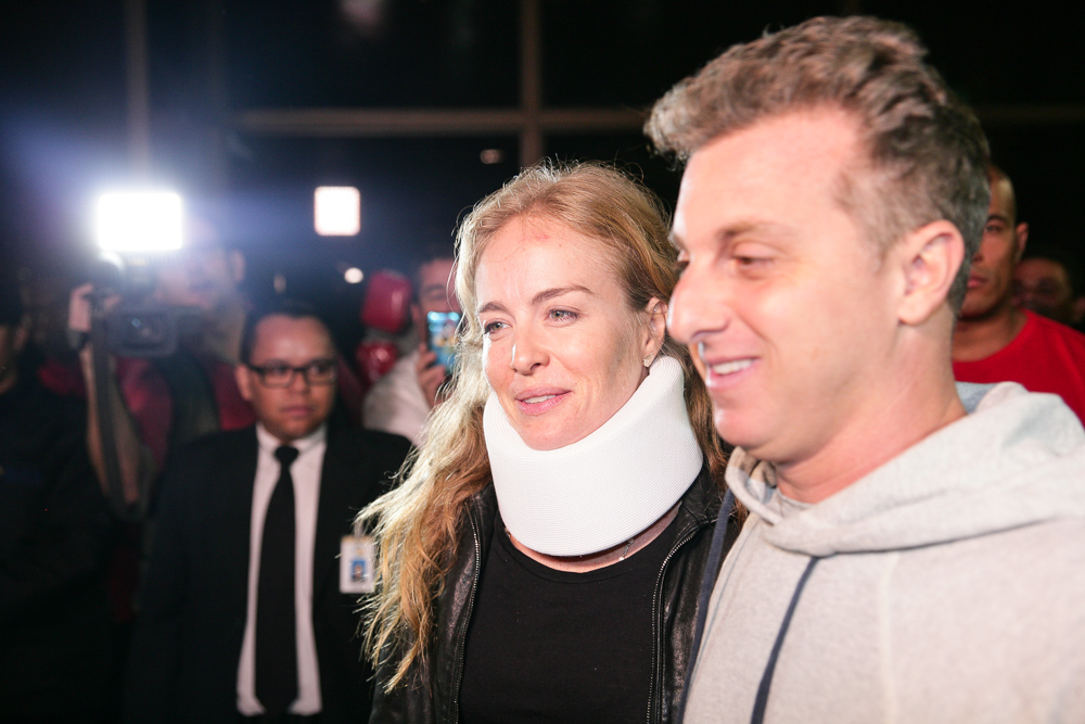 Angélica e Luciano Huck recebem alta médica