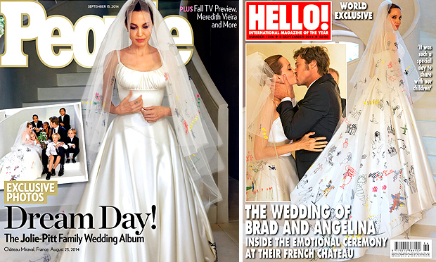 Brad Pitt e Angelina Jolie vão doar os 5 milhões de dólares que receberam por fotos do casamento
