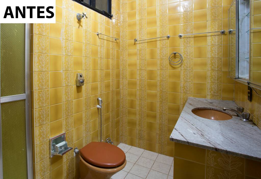 Antes & depois: a transformação deste banheiro é impressionante